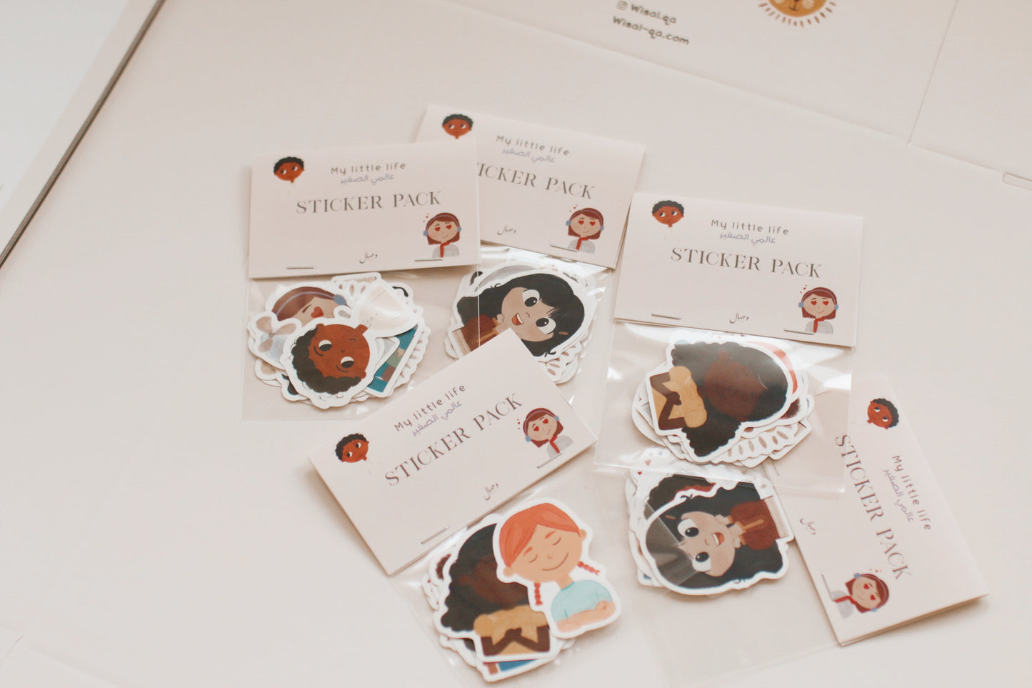 مُلصقات عالمي الصغير | children sticker pack