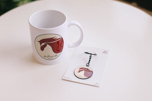 مجموعة كوب و ميدالية - "منكم تَعلو و منكم تنتظر"