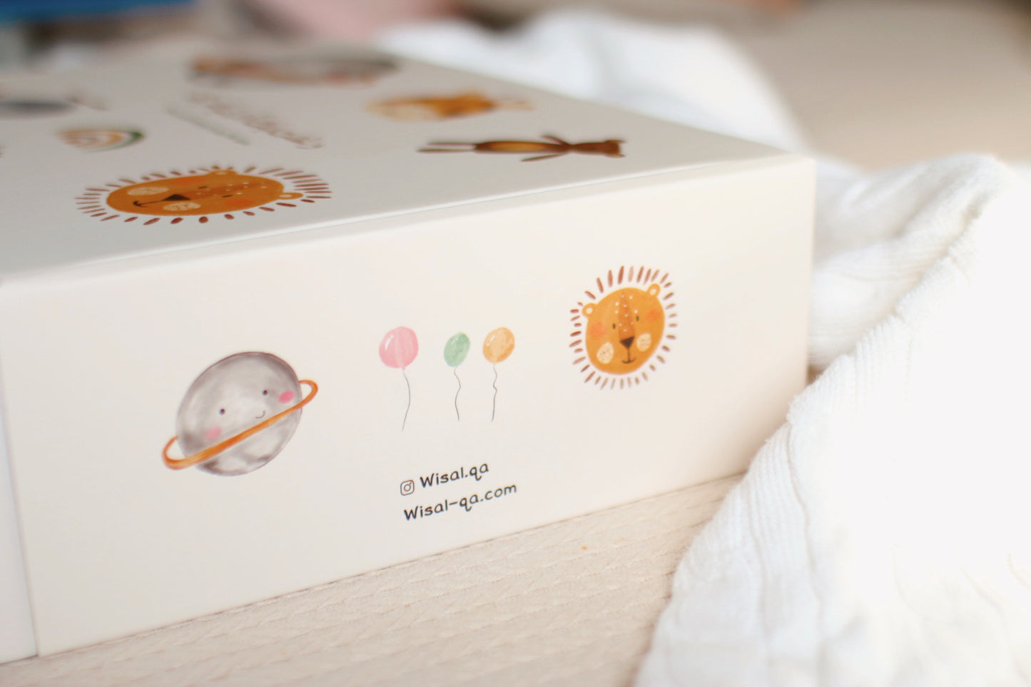 Wisal New born box (Pink) | صندوق وصال للمواليد