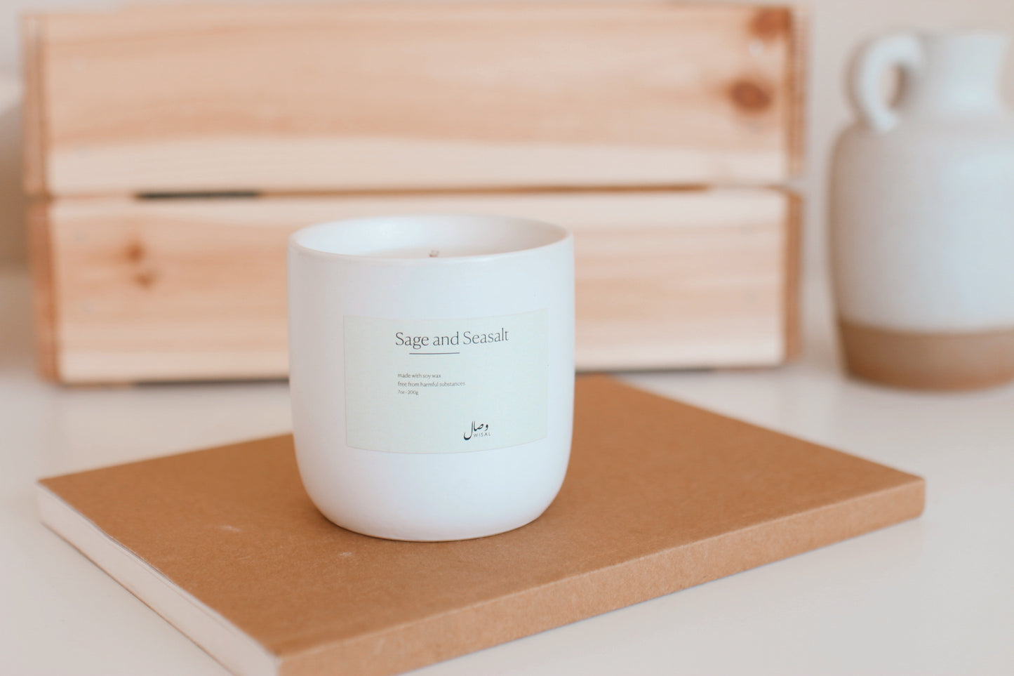 Sage and sea-salt | Toxic free soy-wax candle