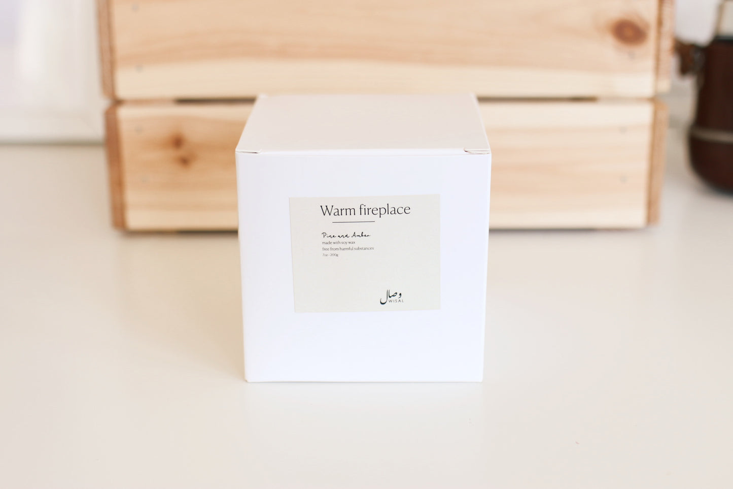 Warm fireplace | Toxic free soy-wax candle