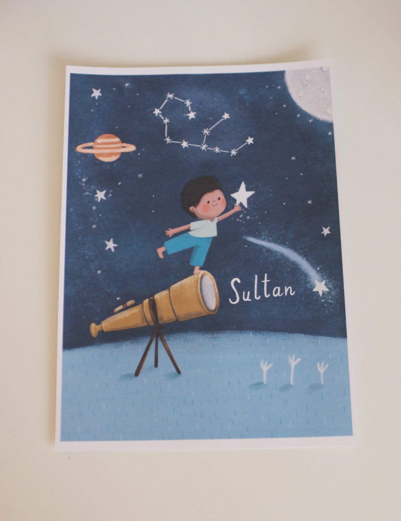 Reaching for the Stars A4 print (Customised) | نَحو النجوم - طباعة بحجم صغير